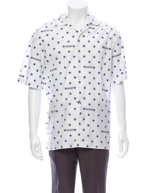 Gucci 2019 Printed Shirt w/ Tags White