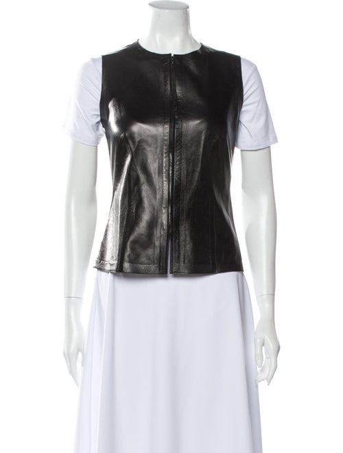Gucci Leather Vest Black