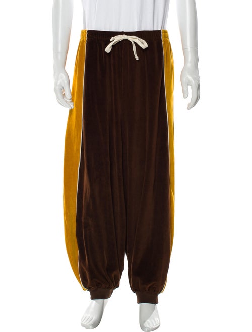 Gucci Striped Lounge Bottoms Brown