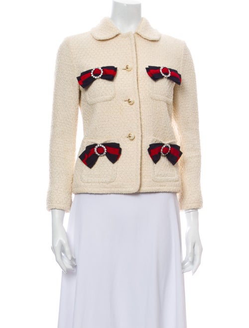 Gucci Tweed Pattern Evening Jacket