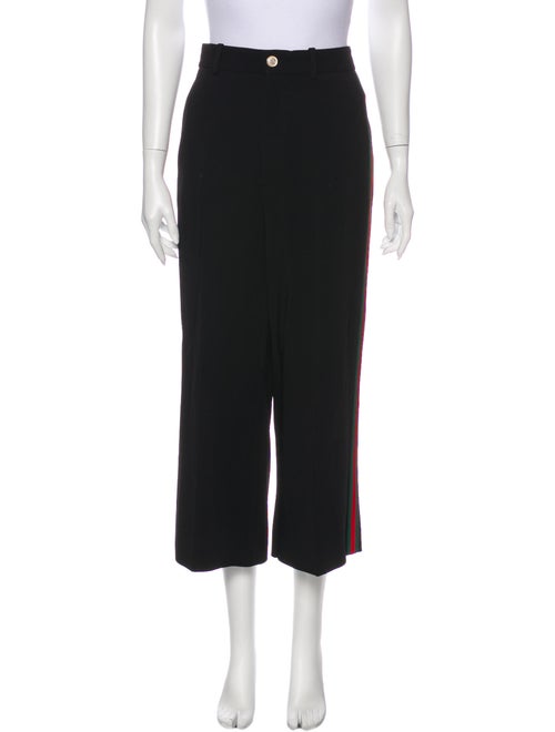 Gucci Wide Leg Pants Black