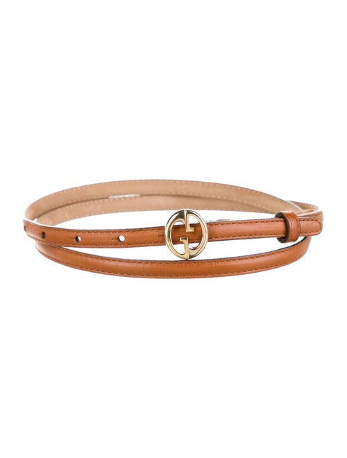 Gucci 1973 Leather Belt gold