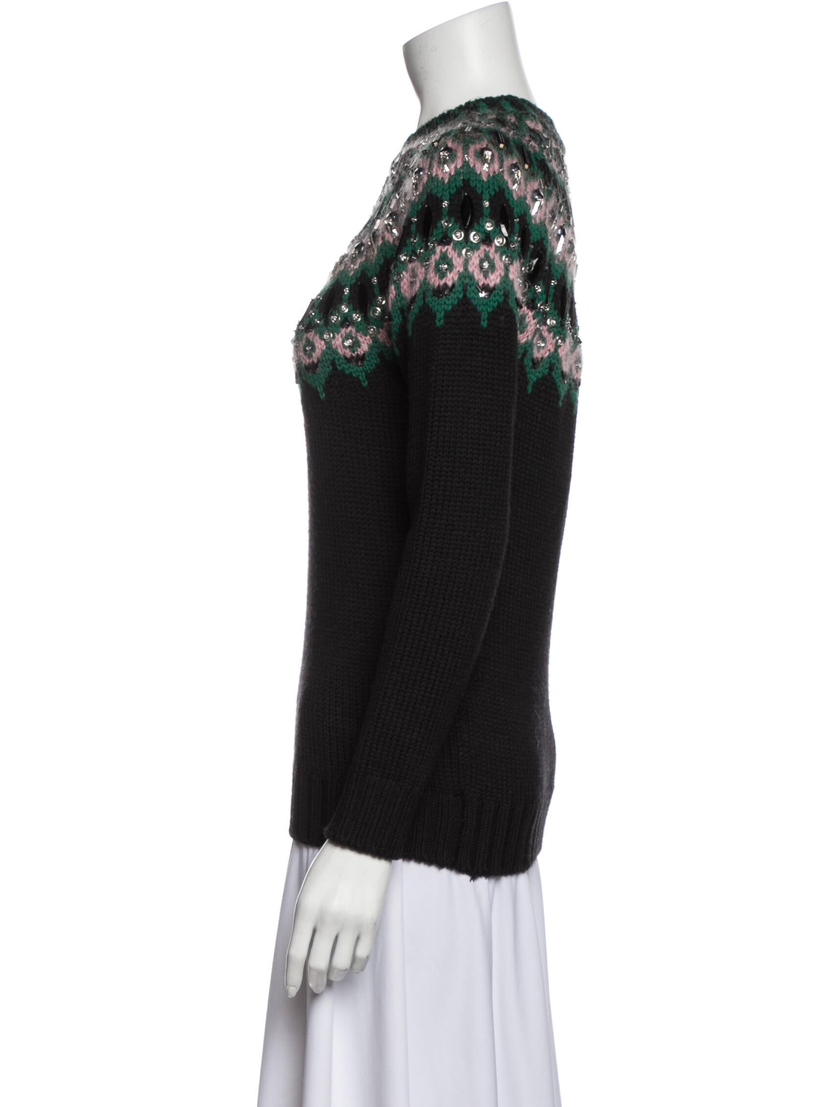 Gucci Wool Printed Sweater
