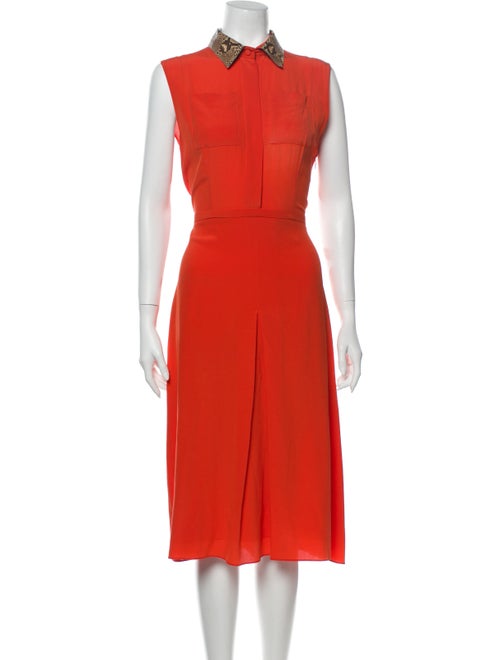 Gucci 2014 Midi Length Dress Orange
