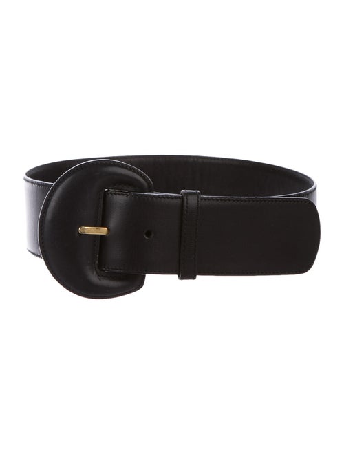 Gucci Vintage Leather Belt Black