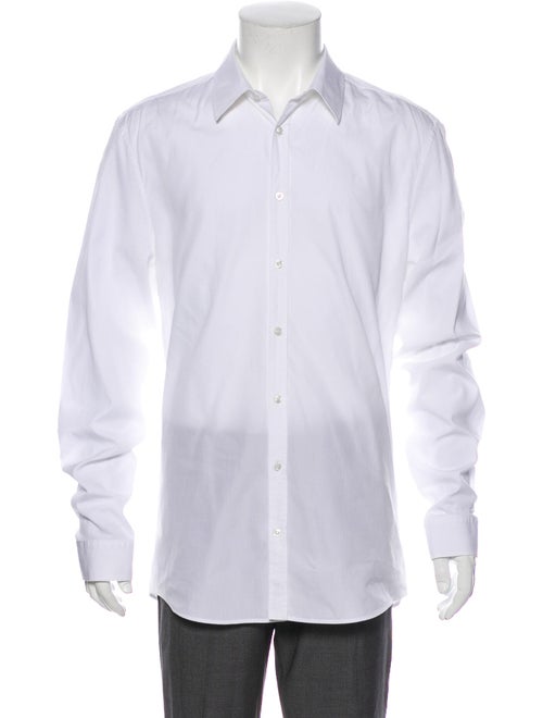 Gucci Poplin Long Sleeve Dress Shirt White