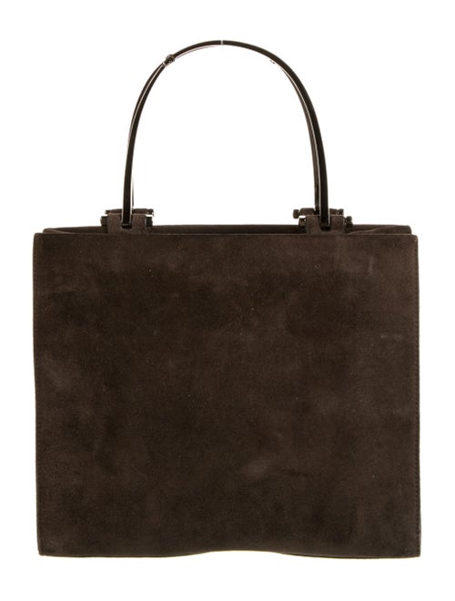 Gucci Suede Top Handle Bag