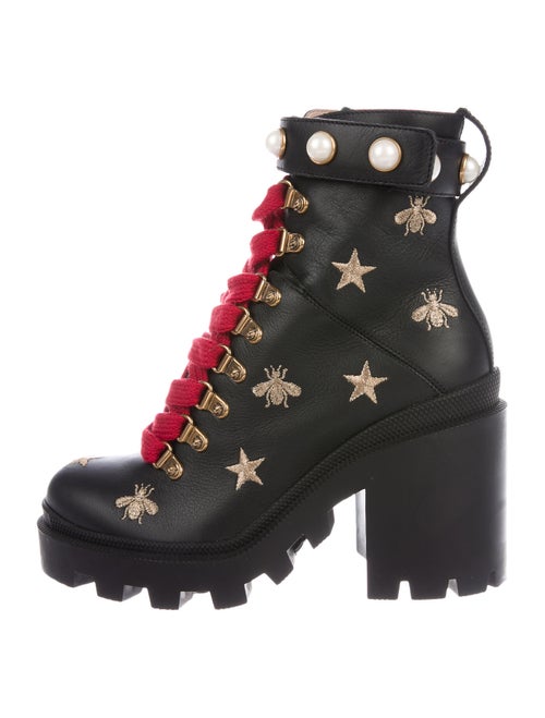Gucci 2019 Trip Combat Boots Black