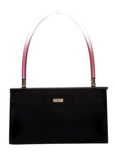 Gucci Leather Evening Bag Black