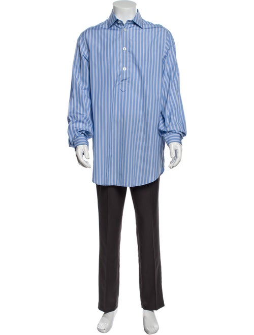 Gucci 2018 Striped Shirt w/ Tags Blue