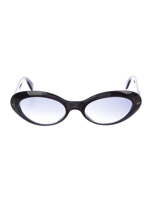 Gucci Vintage Round Sunglasses green