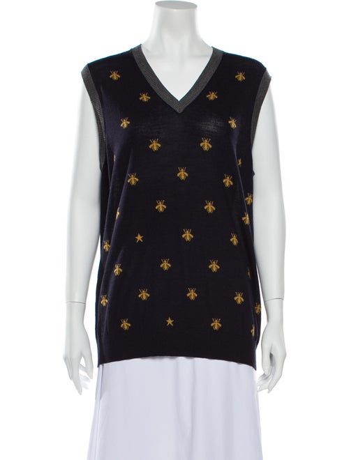 Gucci Wool Printed Sweater Wool