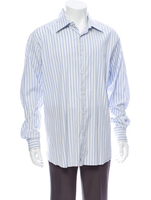 Gucci Striped Long Sleeve Shirt White