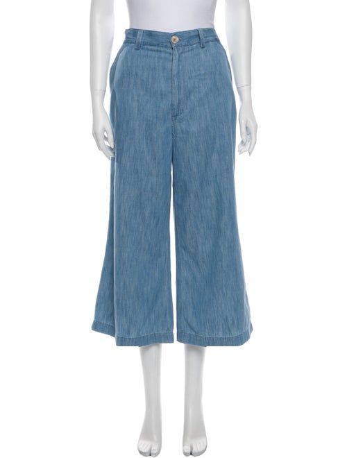 Gucci 2018 Wide Leg Pants Blue
