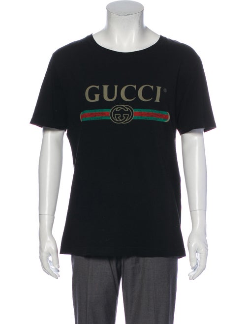Gucci 2018 Graphic Print T-Shirt Black