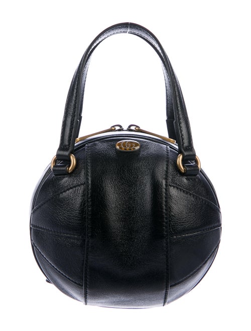 Gucci 2019 Mini Tifosa Basketball Satchel Black
