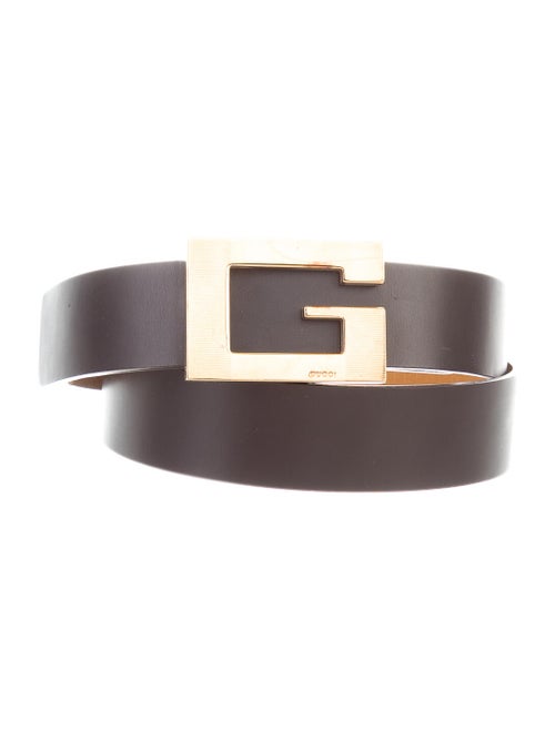 Gucci Leather Reversible Belt Brown