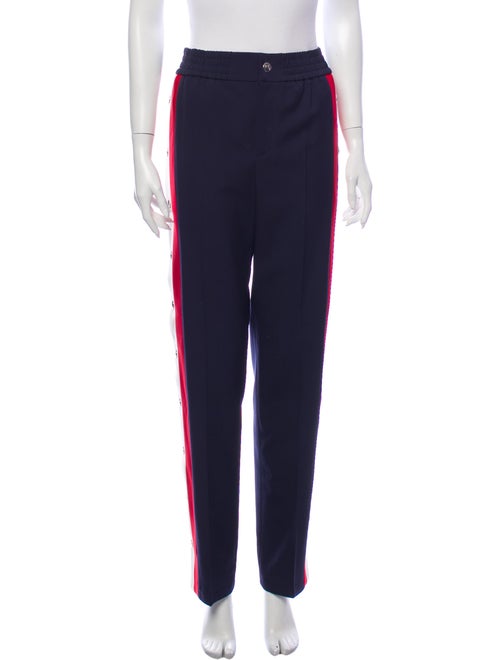 Gucci Wool Straight Leg Pants Wool