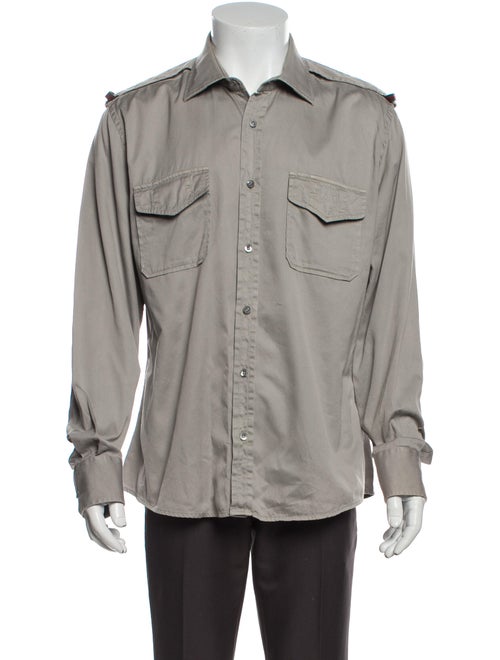 Gucci Web Accent Long Sleeve Shirt