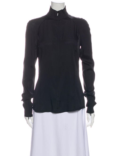 Gucci Vintage 2004 Button-Up Top Black