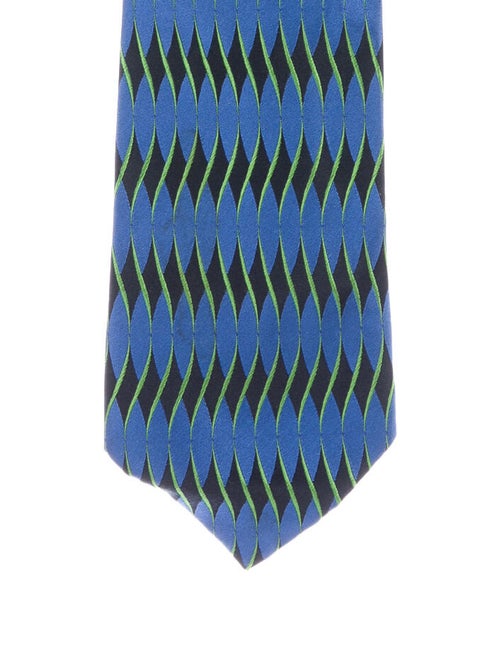 Gucci Silk Woven Tie blue