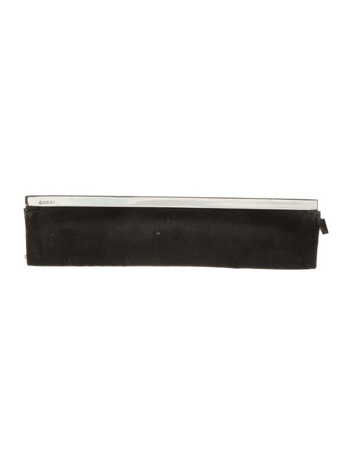 Gucci Vintage Satin Clutch Black