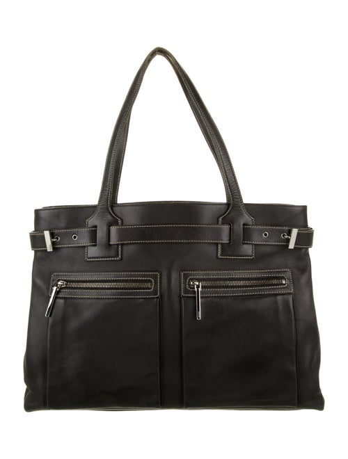 Gucci Vintage Leather Tote Black