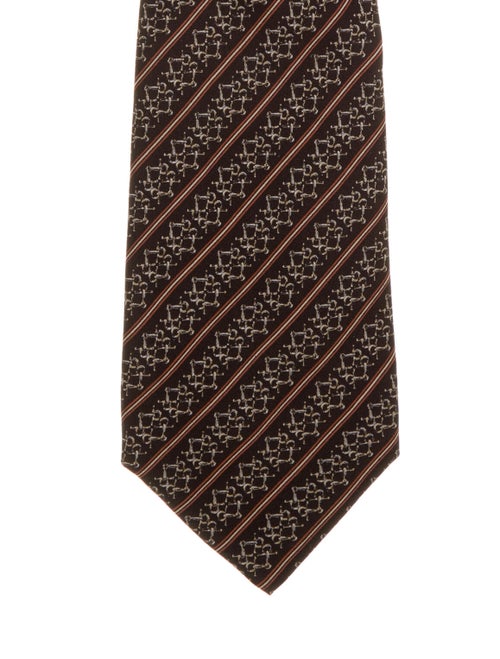Gucci Printed Silk Tie black