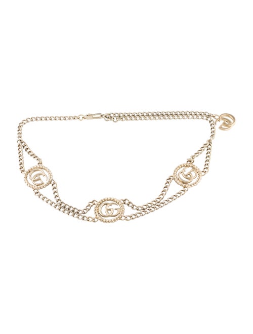 Gucci GG Chain-Link Belt Gold