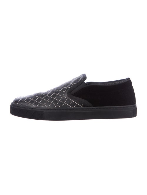 Gucci Leather Studded Accents Sneakers Black