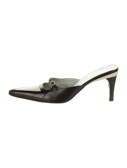 Gucci Leather Mules Black