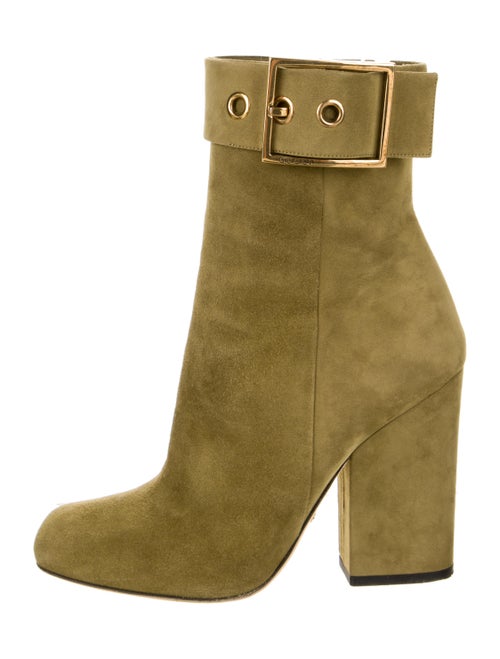 Gucci Suede Boots Green