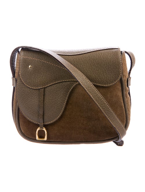 Gucci Vintage Convertible Saddle Bag Brown