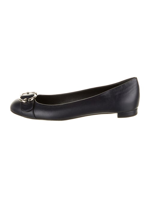 Gucci Leather Ballet Flats Blue