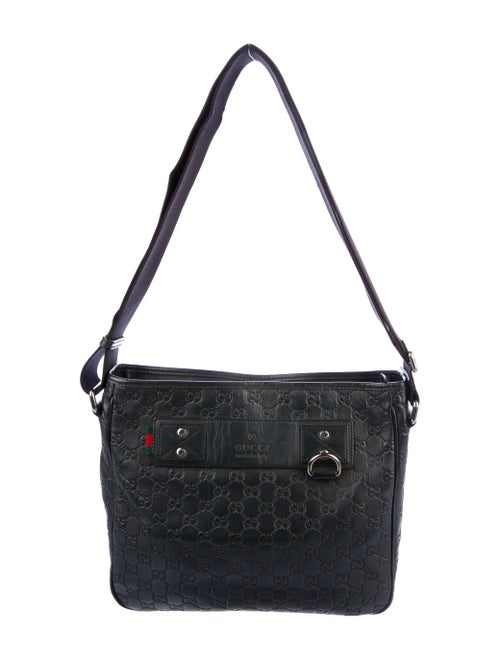 Gucci Signature Messenger Bag Black