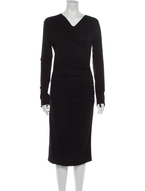 Gucci Vintage Midi Length Dress Black