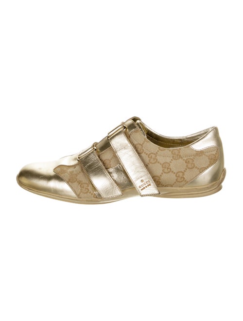 Gucci GG Canvas Sneakers Gold