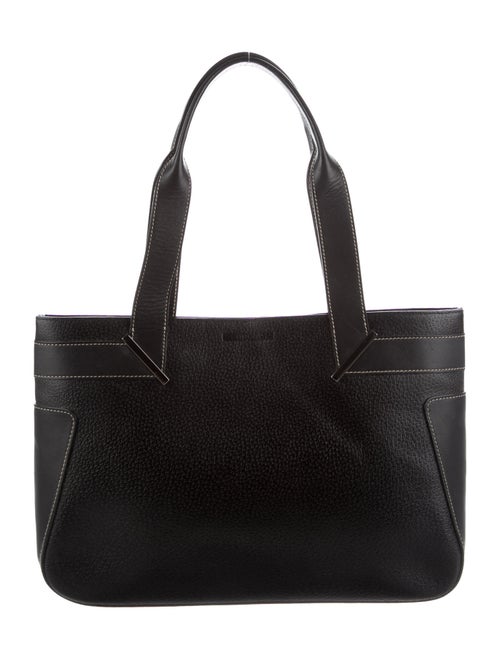 Gucci Vintage Leather Tote Black