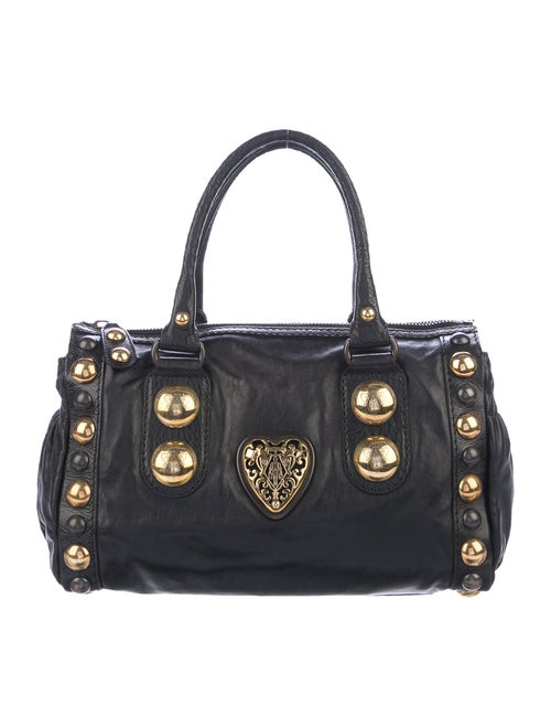 Gucci Leather Babouska Shoulder Bag Black
