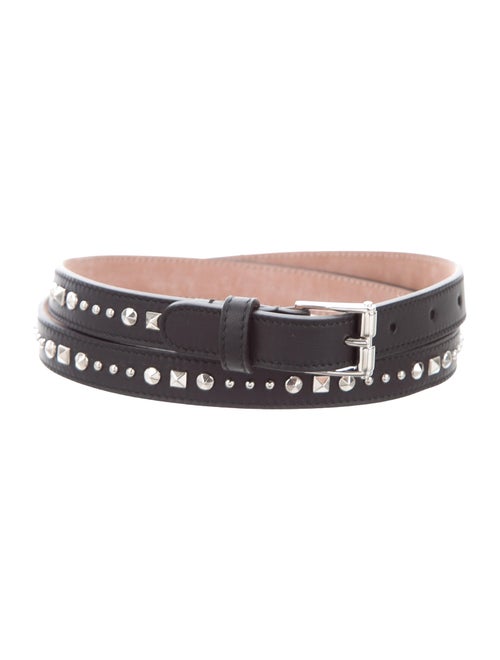 Gucci Studded Leather Belt Black