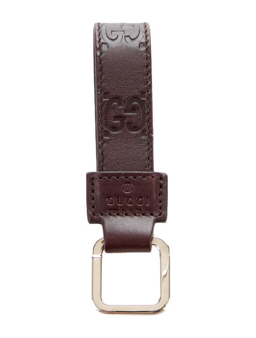 Gucci GG Signature Keychain Brown