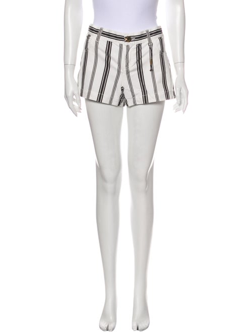 Gucci Striped Mini Shorts White