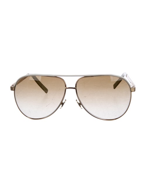 Gucci Gradient Aviator Sunglasses Gold