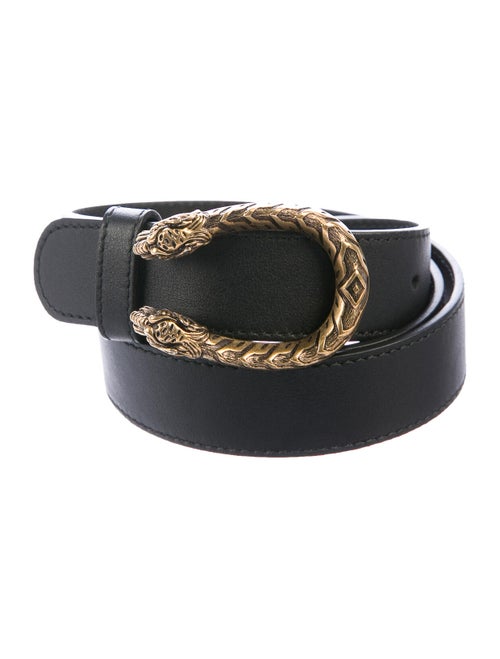 Gucci Dionysus Leather Belt Black