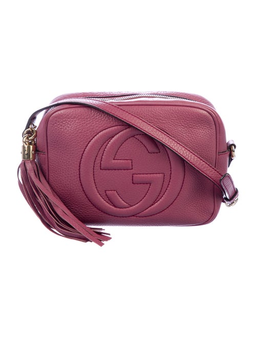 Gucci Small Soho Disco Crossbody Bag Aubergine