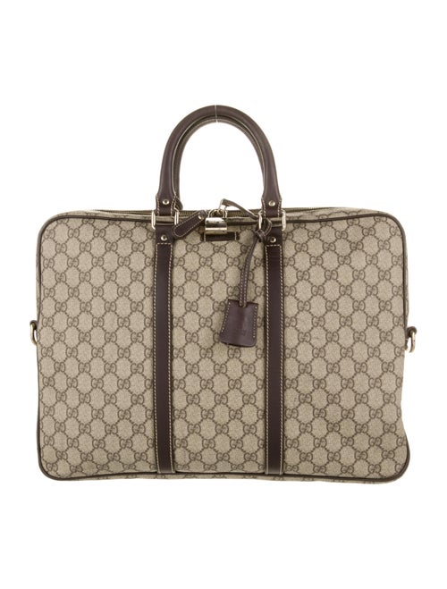 Gucci GG Supreme Top Handle Bag Beige