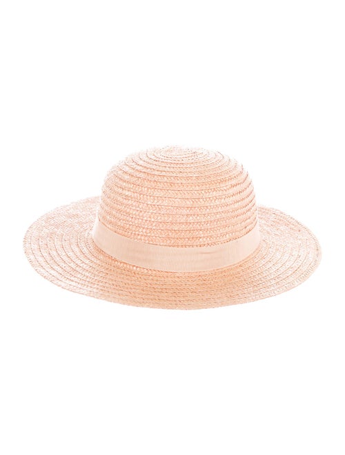 Gucci Vintage Straw Sun Hat Tan
