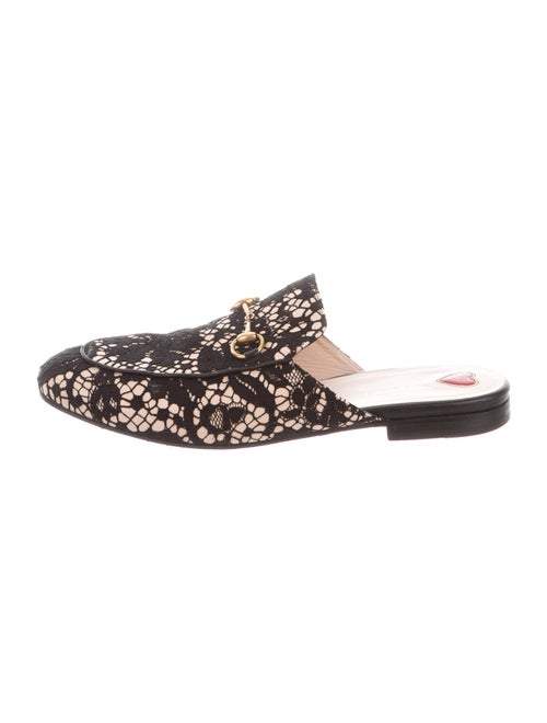 Gucci Princetown Horsebit Accent Mules Black