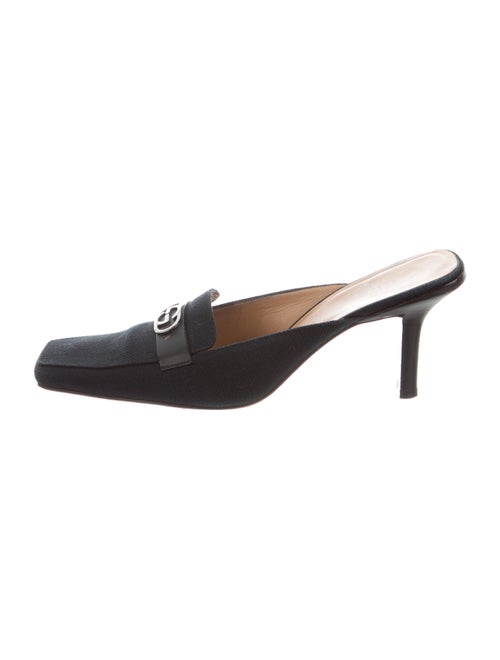 Gucci Interlocking G Logo Mules Black