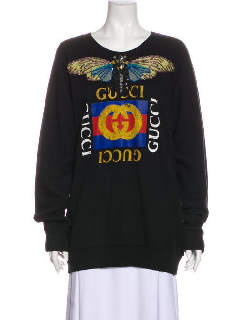 Gucci 2017 Graphic Print Sweatshirt Black